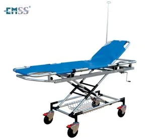 Strecher-trolley met haken voor ambulance